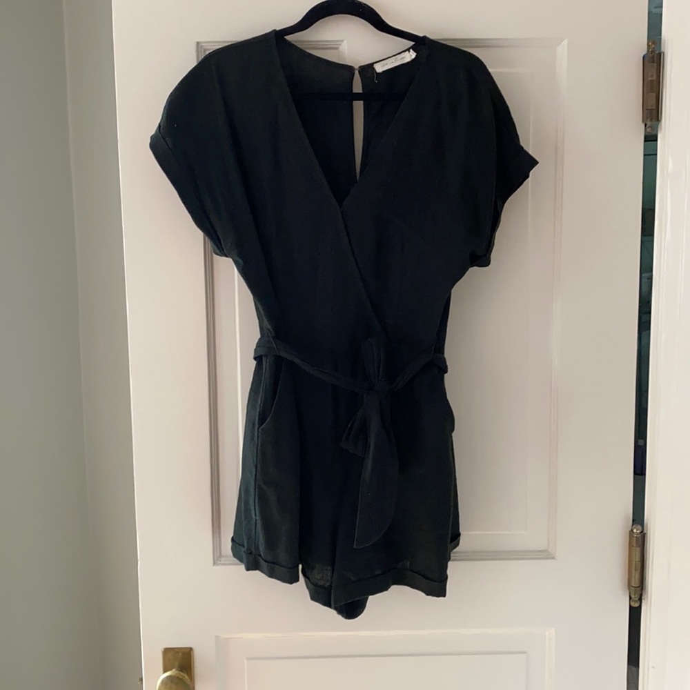 All in Favor Black Romper
